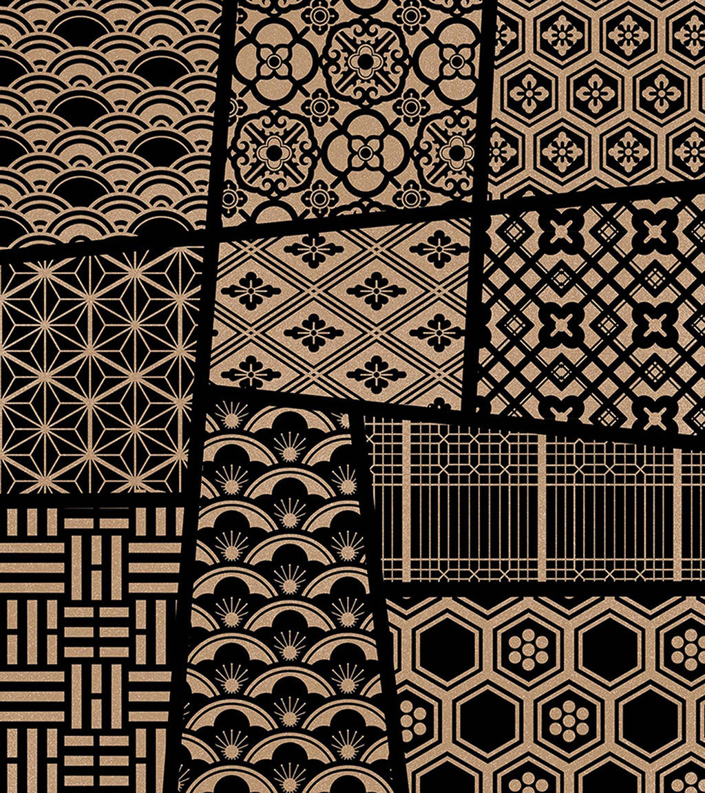 (Procreate) Asian ornamental patterns Brush Set A